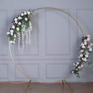 Gold round frames hardware