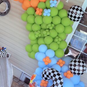 Colorful balloon garland