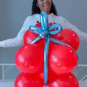 Christmas Balloon Gift Box