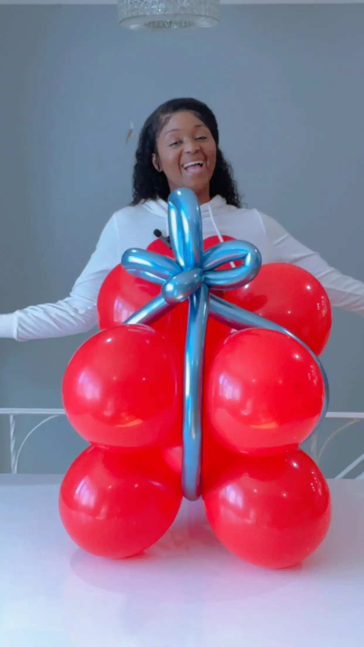 Christmas Balloon Gift Box