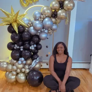 Chiara wall with balloons