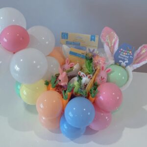 Colorful Easter basket