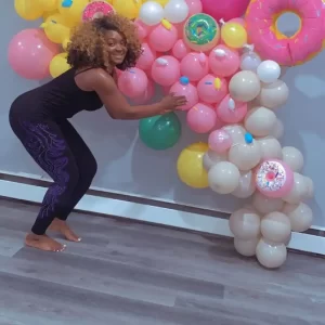 Sprinkles ice cream balloon garland (donut and candy not included)