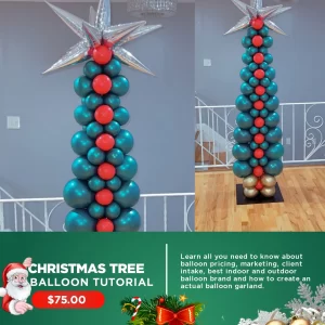 Green and Red Christmas Tree