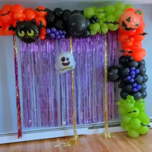 Balloon Garland with Foil